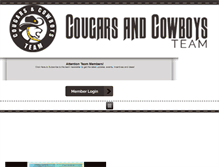 Tablet Screenshot of cougarsandcowboys.com